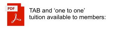 TAB and ‘one to one’ tuition available to members: